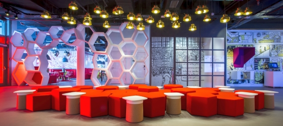 Lifestyle alarm in red