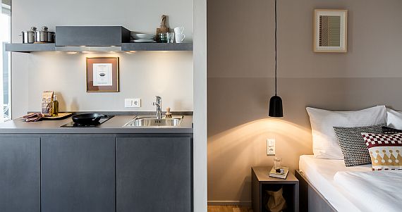 Kitchenette saves occupancy