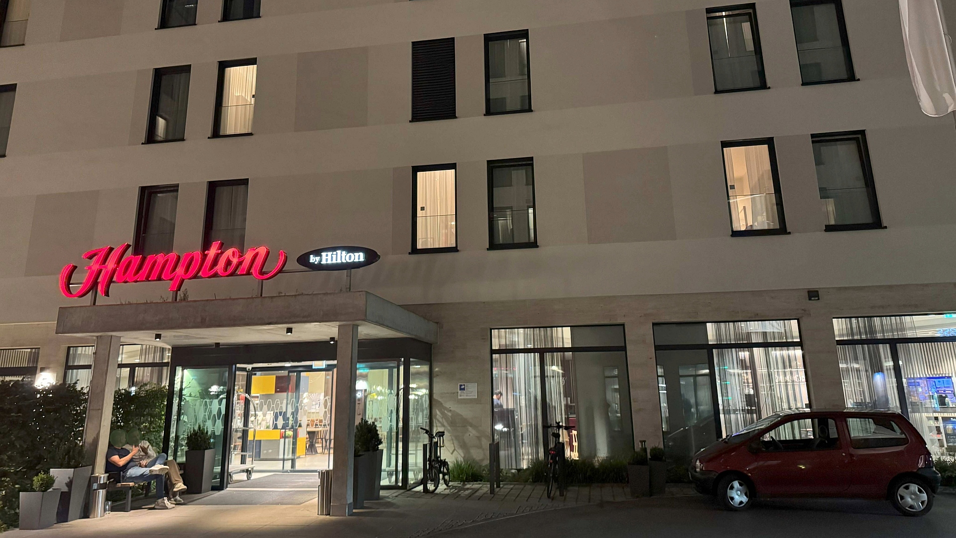 Hampton booking with a surprise