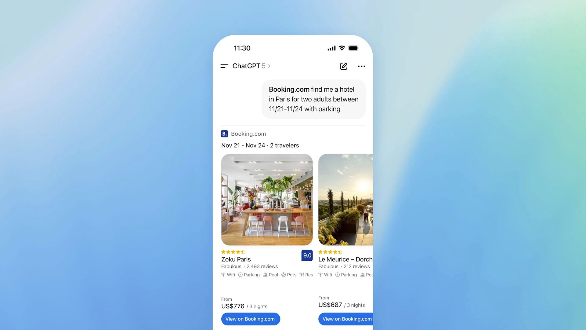 Nächster Schritt: OpenAI integriert OTAs, Uber und andere