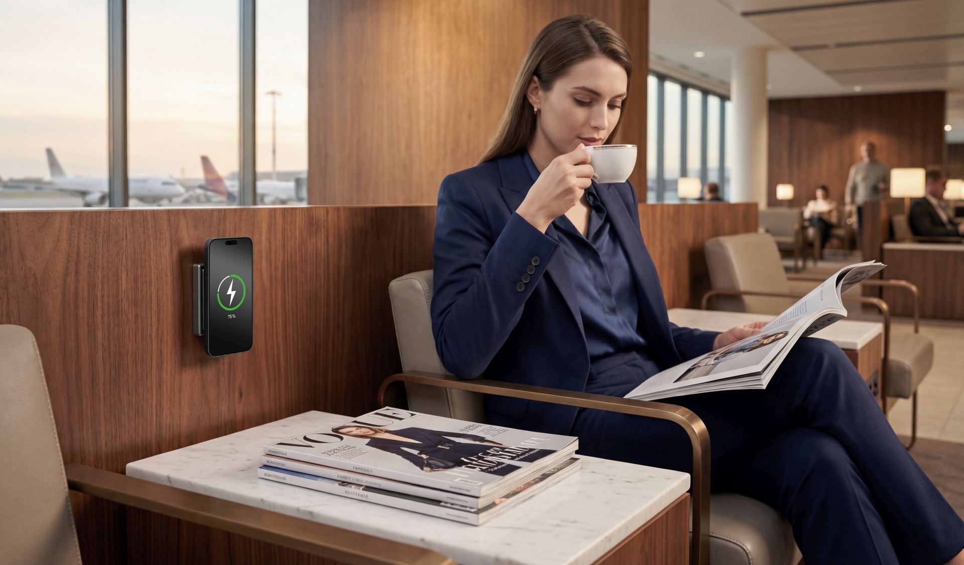 Using the switch as a charging surface