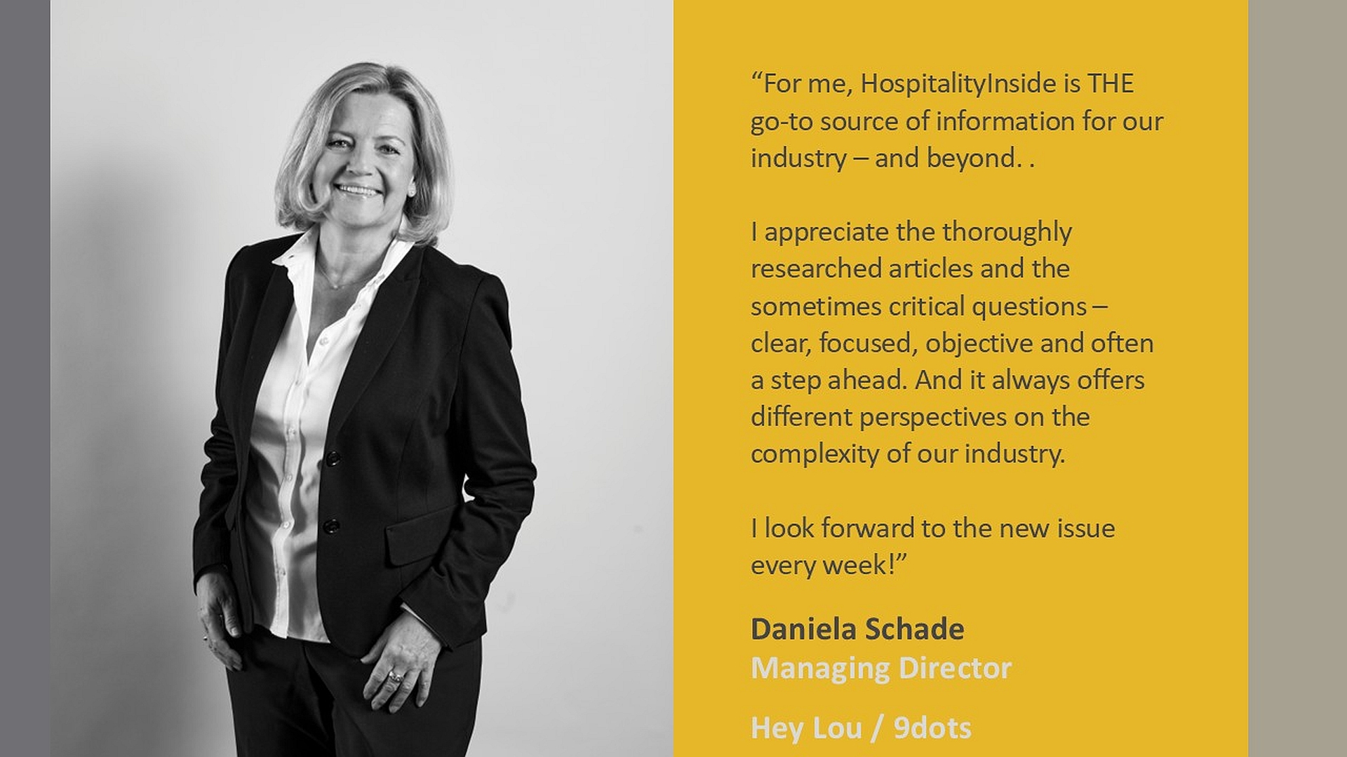 Hospitality for Insiders