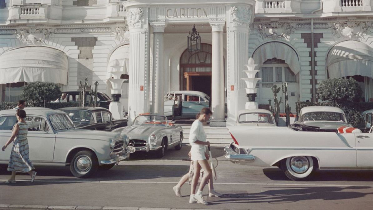 Historische Fassade des Carlton Cannes