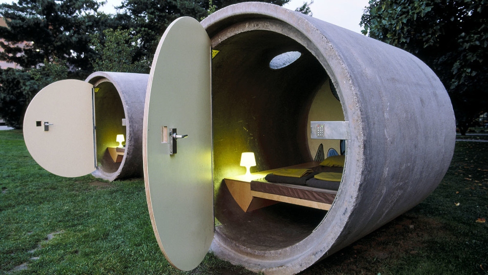 A well-rounded affair: Sleeping in a sewer pipe