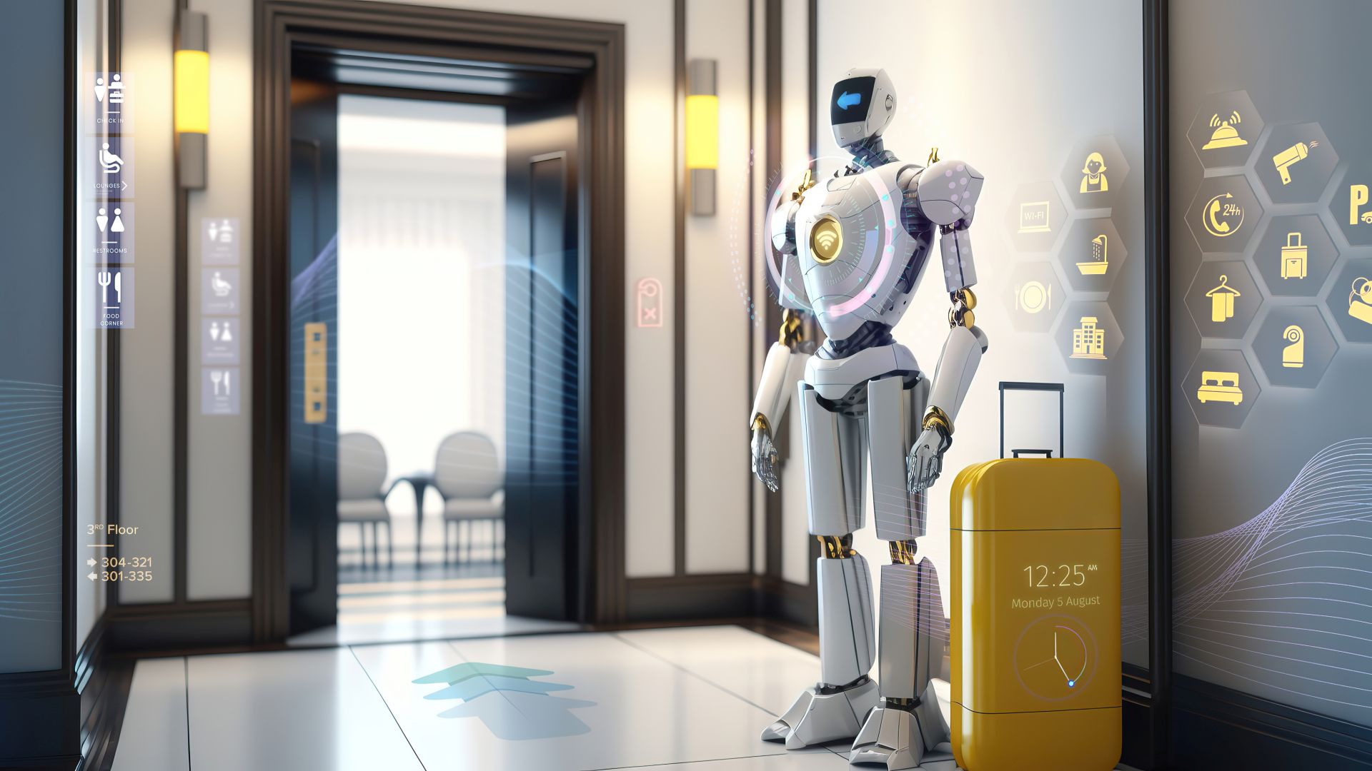 How far is AI integration in the EU hotel industry?