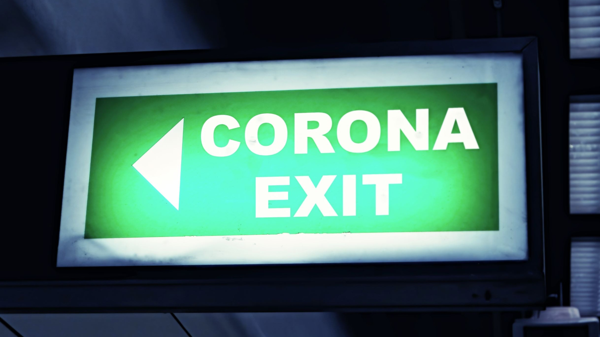 Sign: Corona Exit