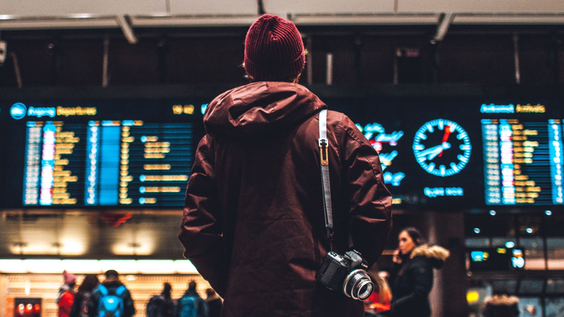 Man at airport