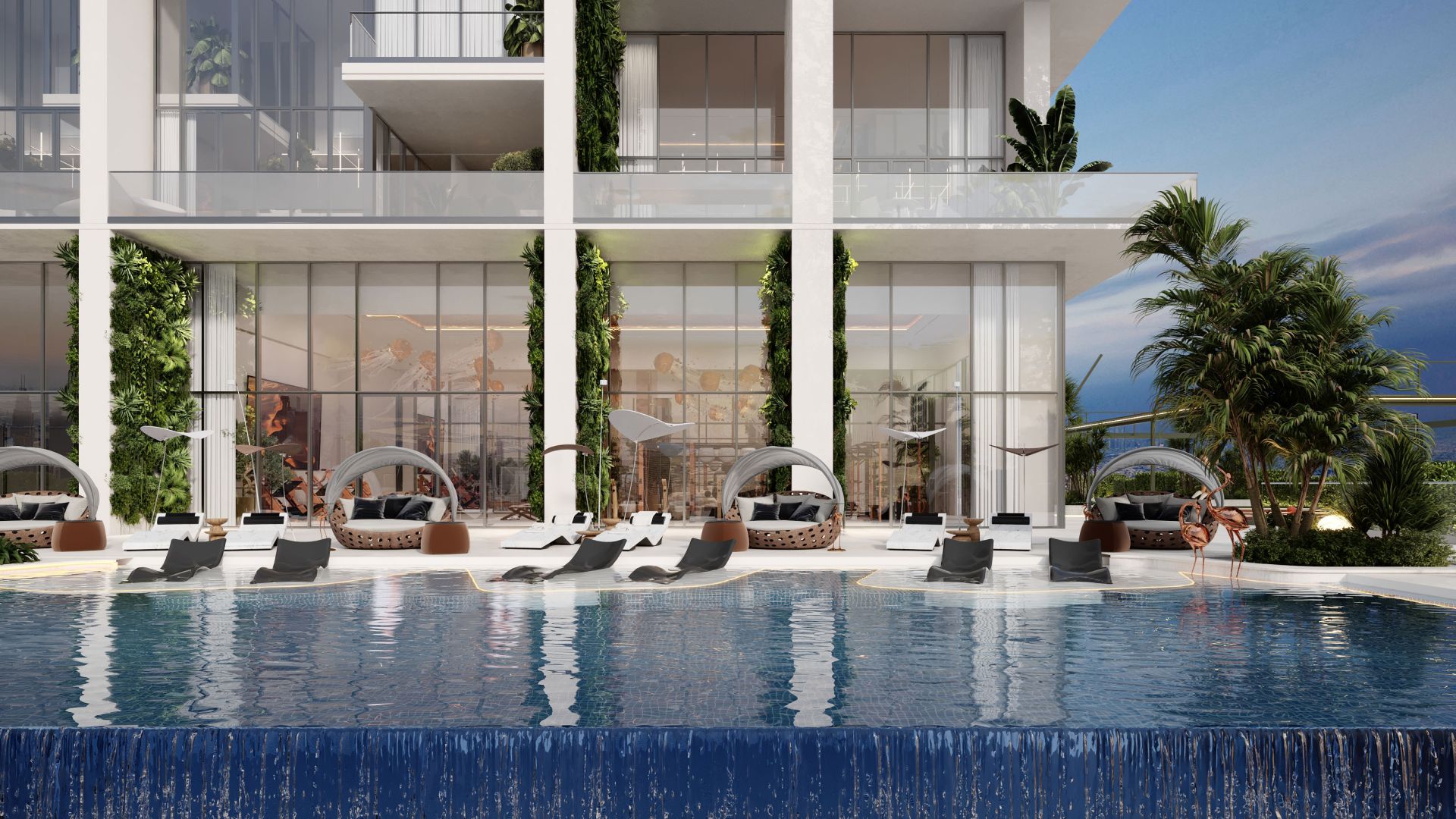 Kempinski Marina Residences, Dubai, Pool