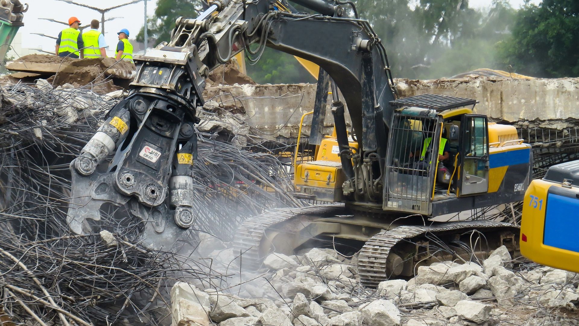 Building demolition, Construction