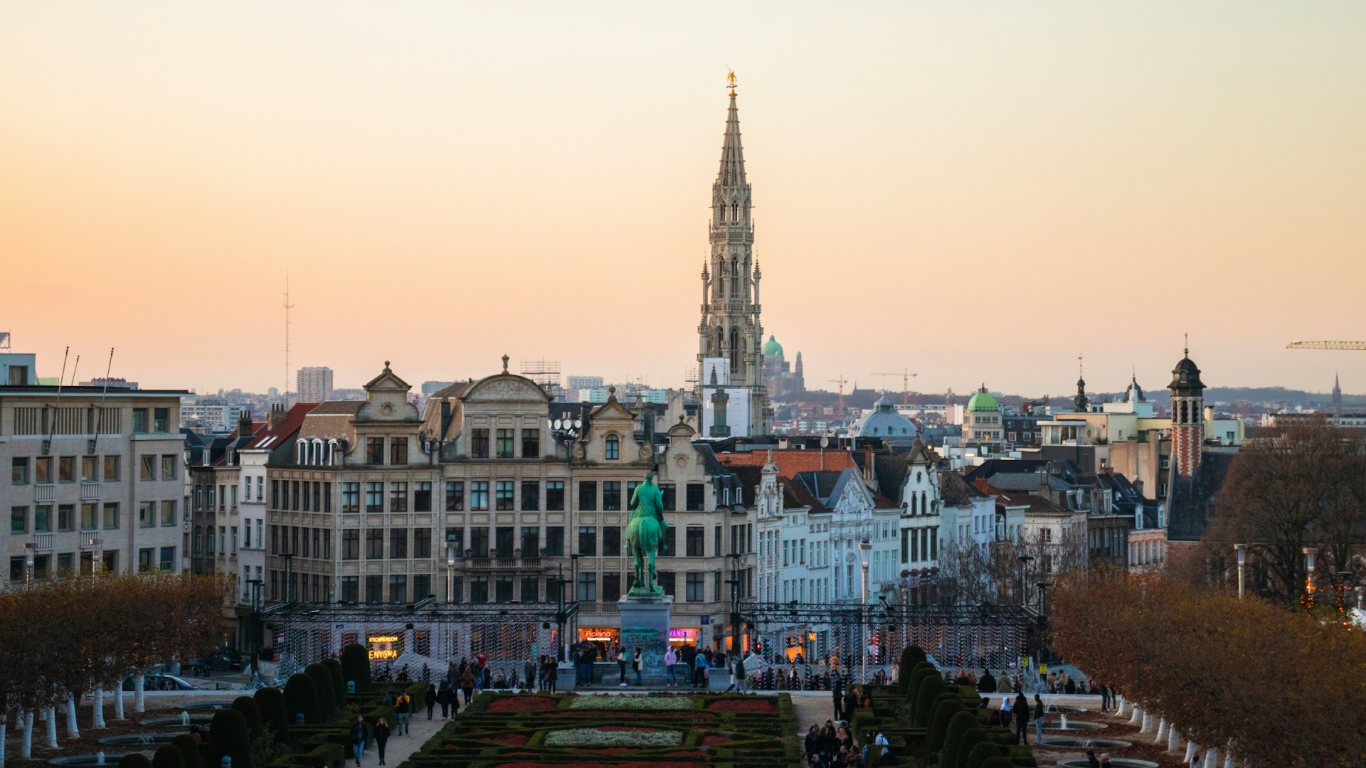 Brussels City - Sunset