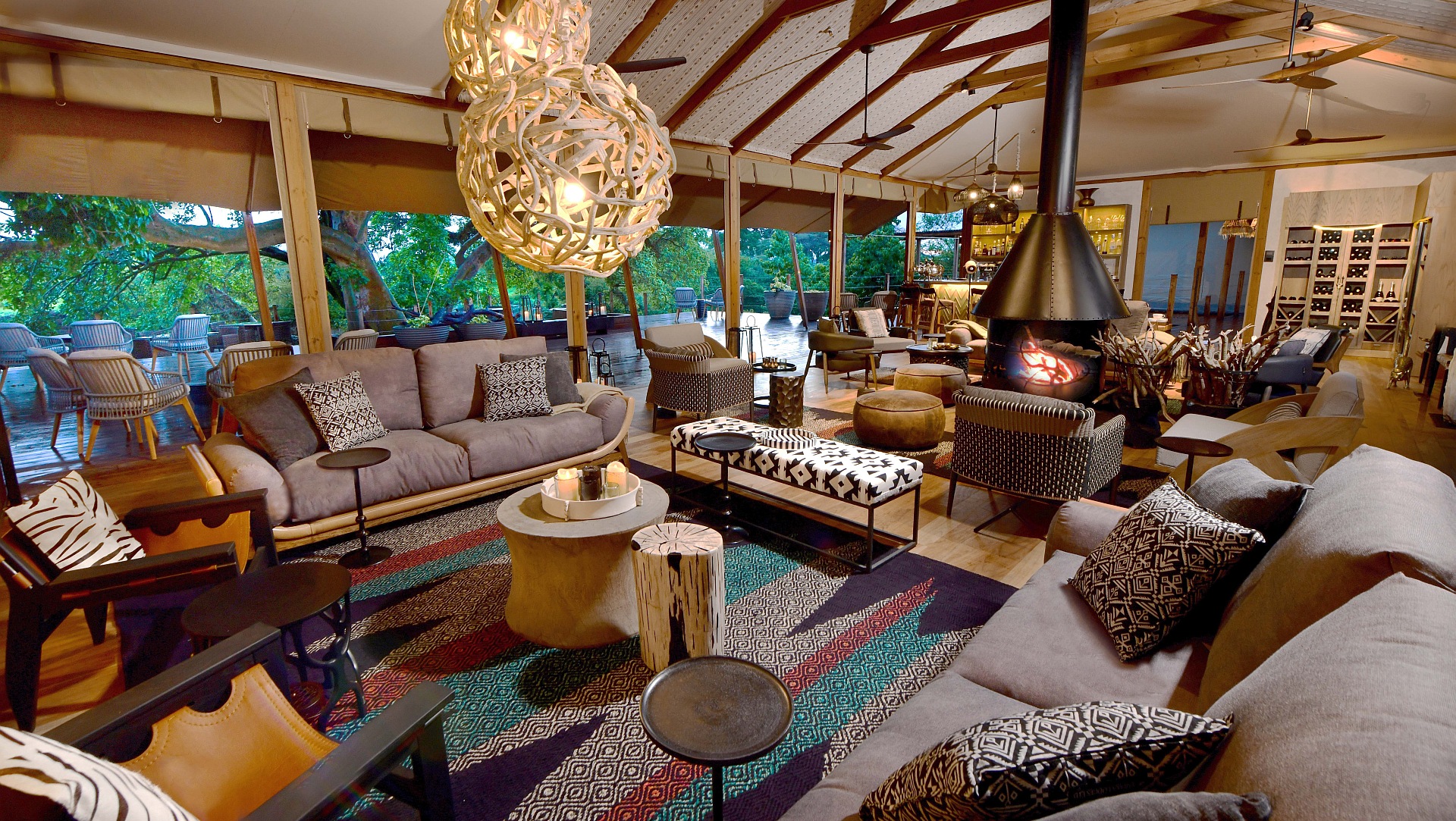 JW Marriott Masai Mara Lodge Kenia, Africa - Lounge