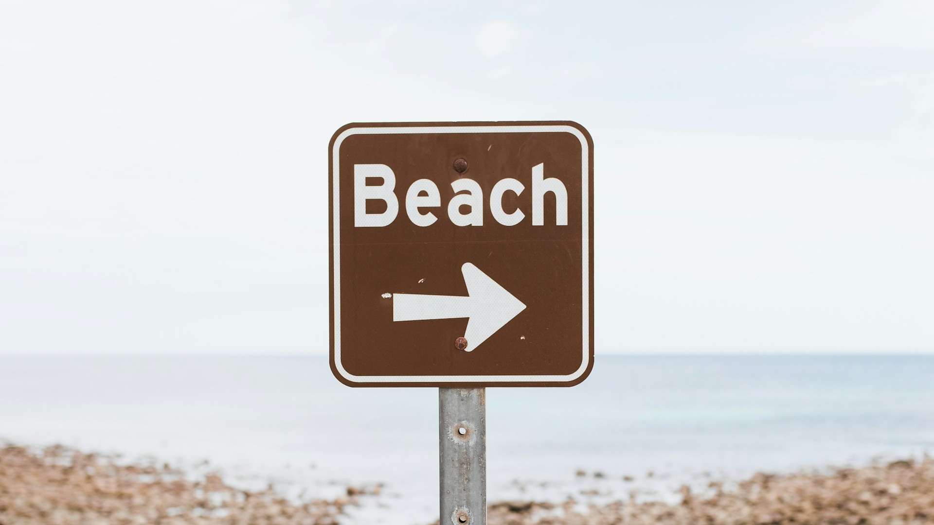 Sign "Beach"