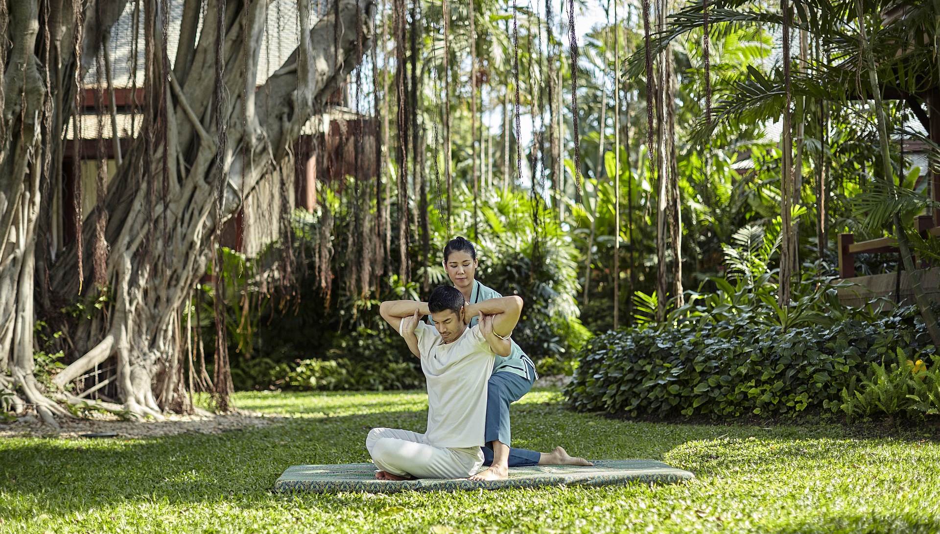 Chiva-Som -Thai Massage in the garden