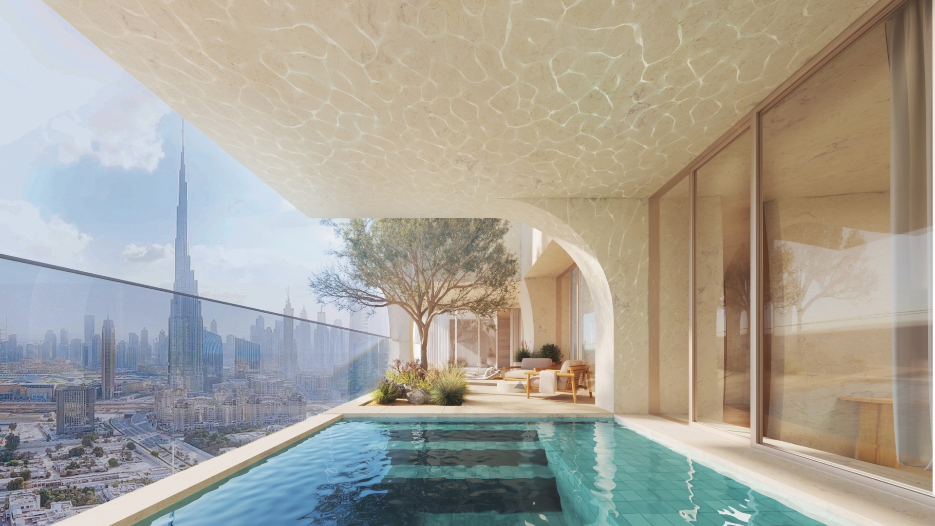 Janu Dubai, UAE - Pool exterior