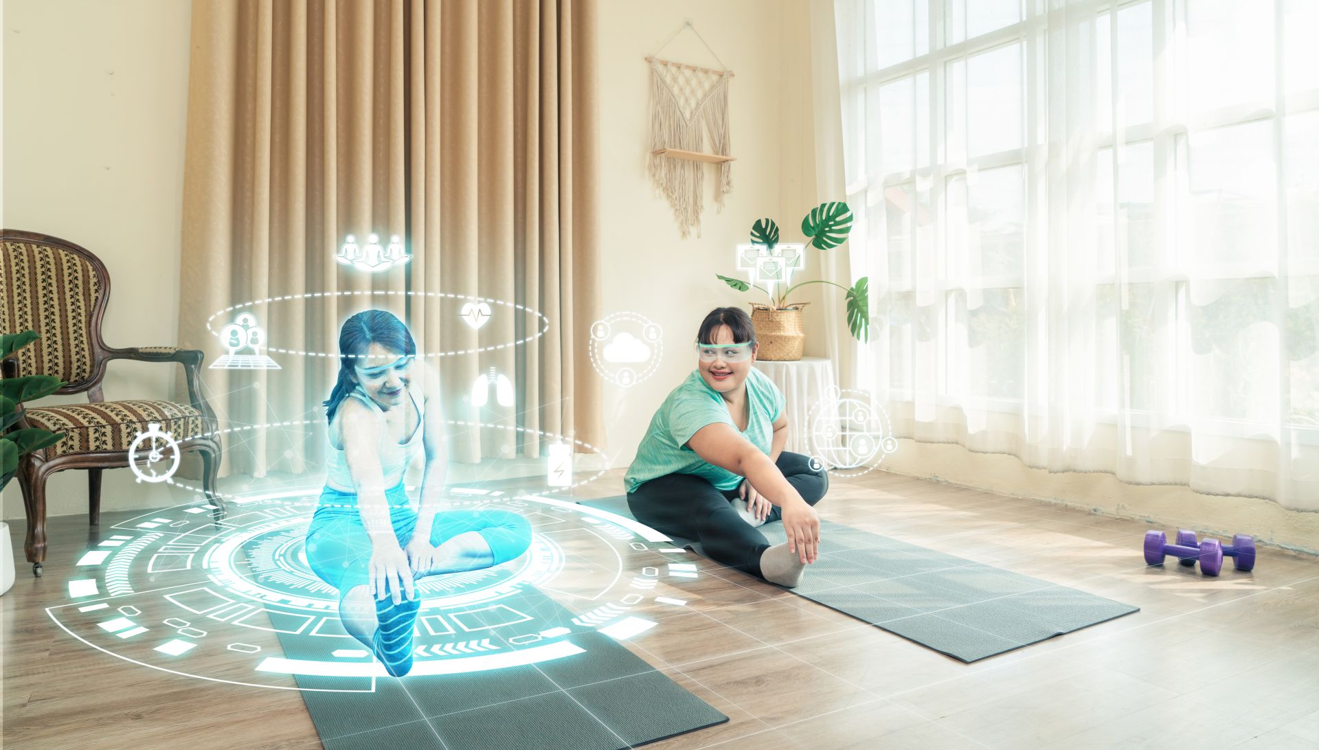 Avatar Fitness Metaverse augmented