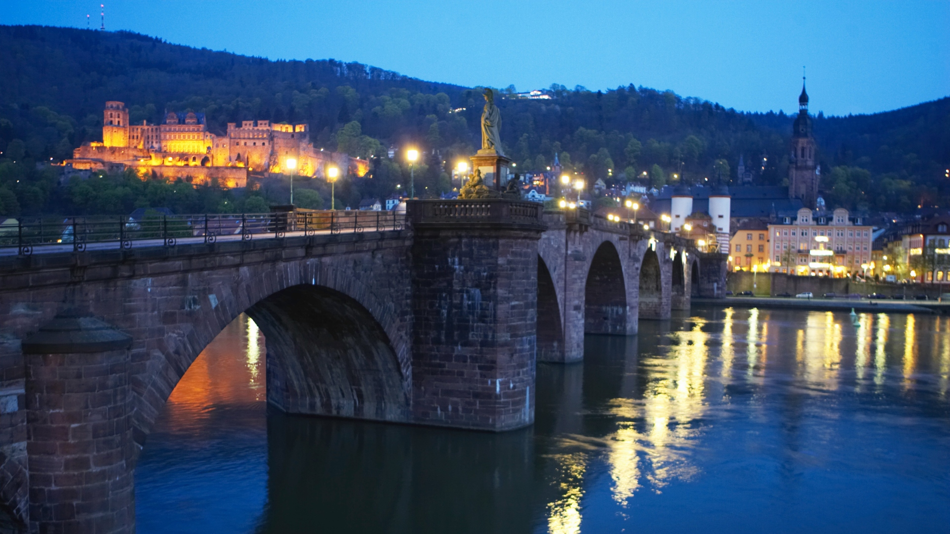 Heidelberg - Old Bridge in the evening