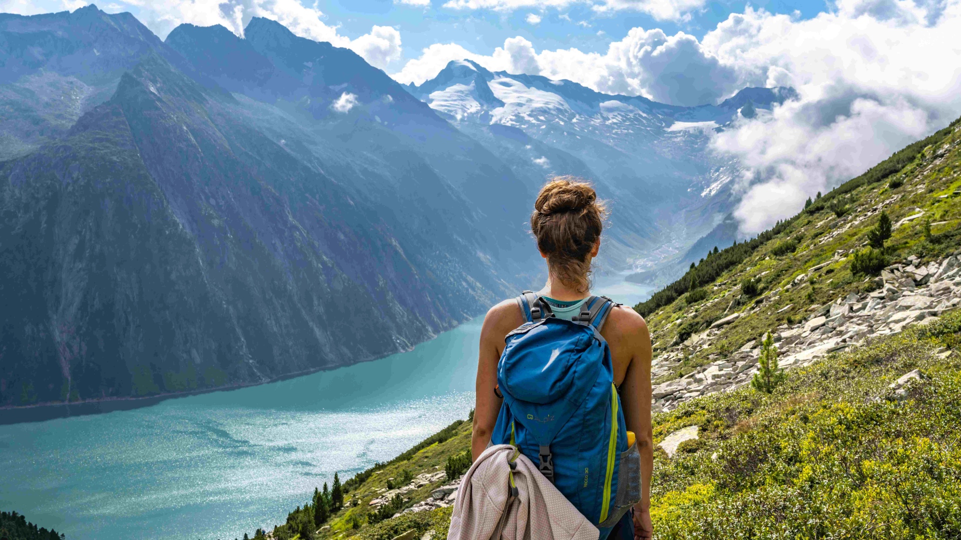 Austria - Hiking woman