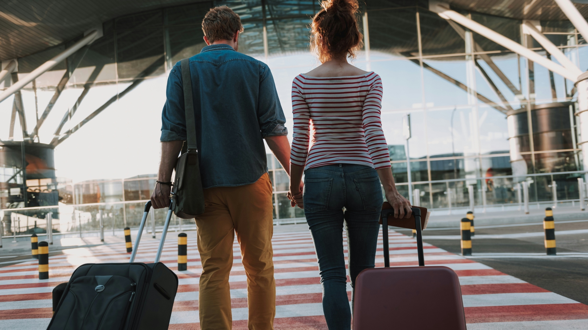 Travelling couple