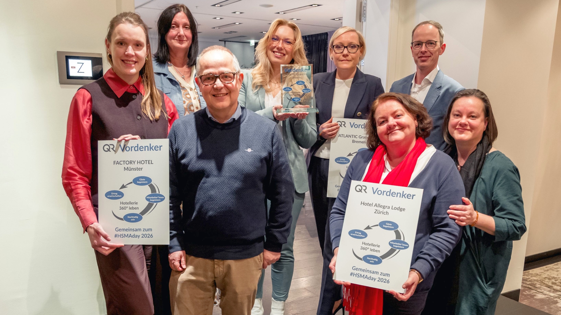 QR Vordenker-Preis für das Atlantic Grand Hotel Bremen 