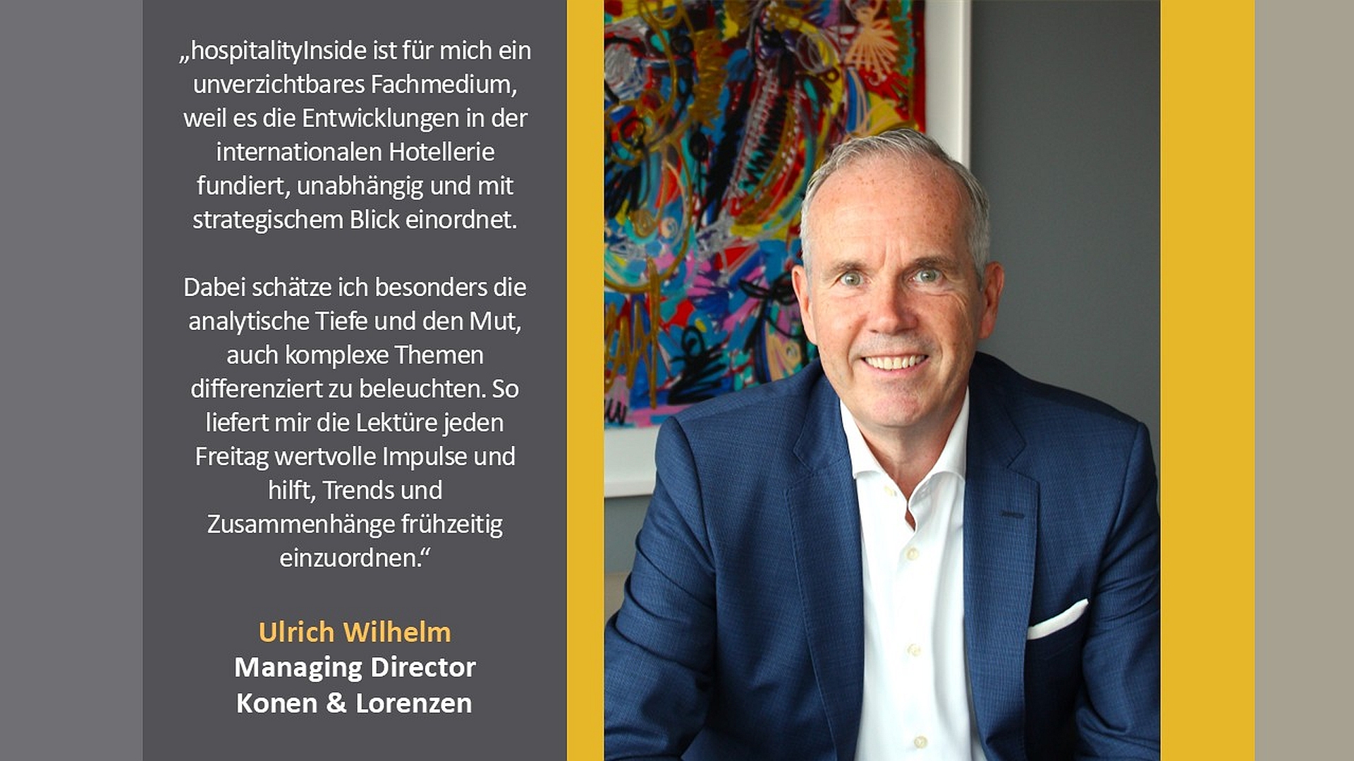 Hotellerie für Insider