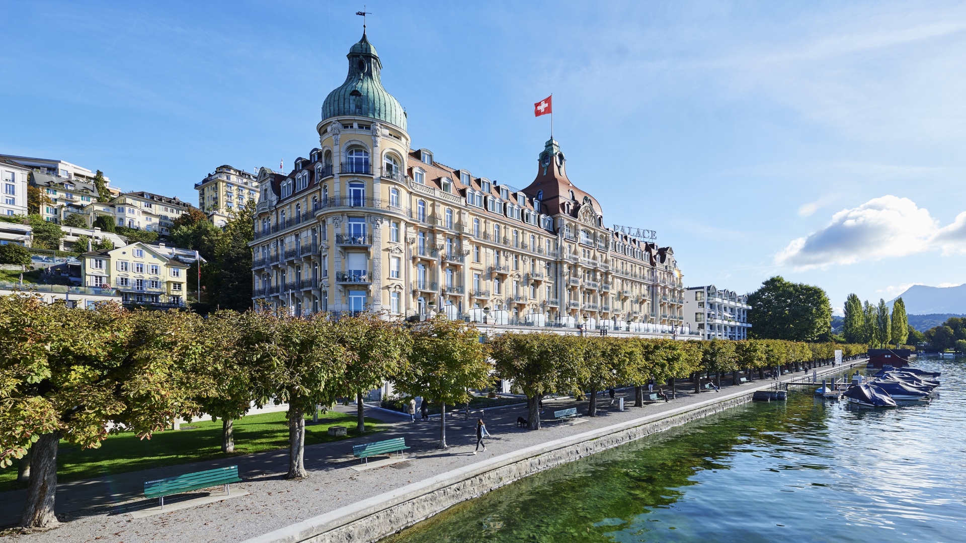Fake-Anzeige für den Verkauf eines Luxushotels in Luzern