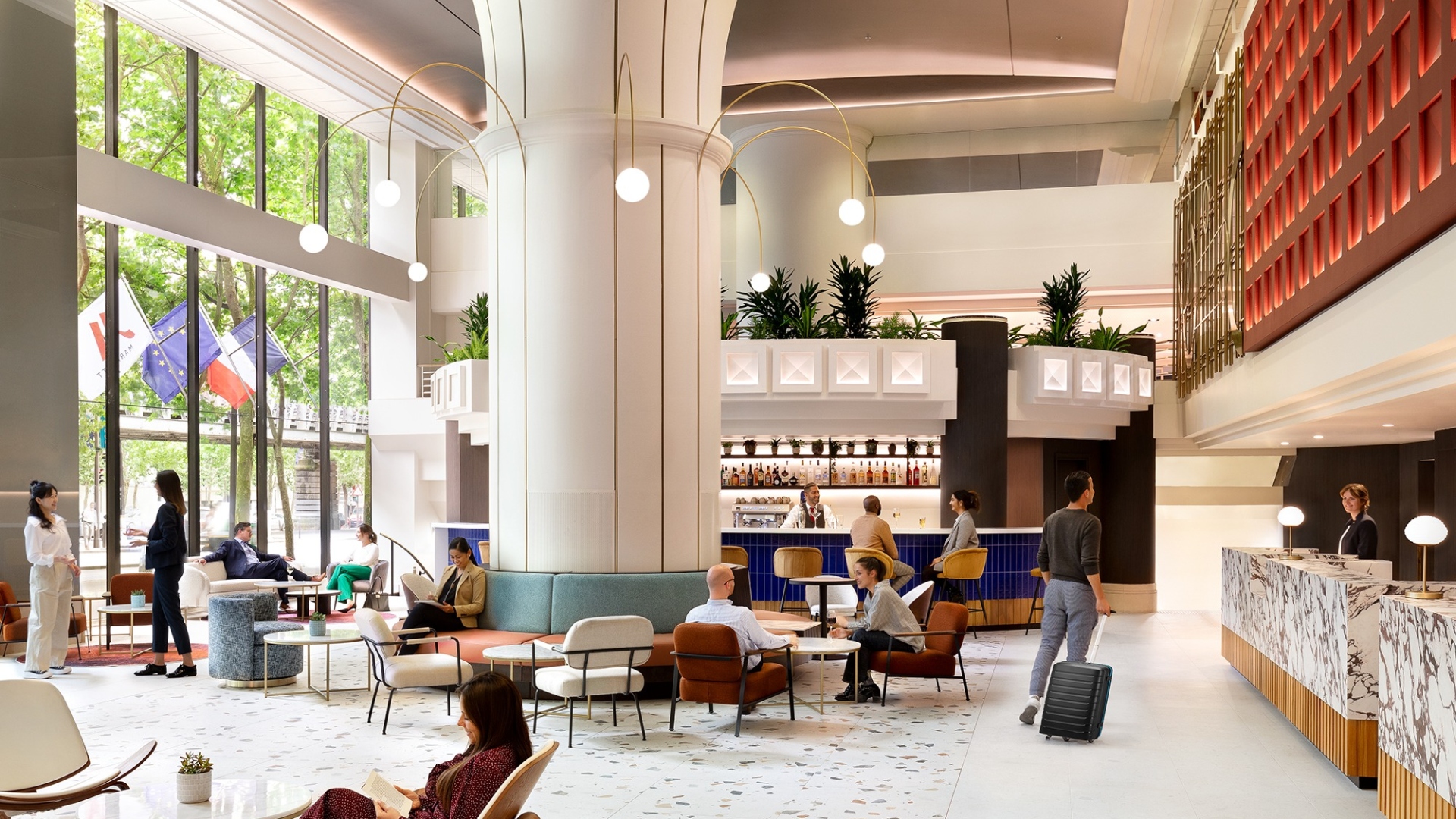 Weg mit langweiligen Lobbys und leeren Work Spaces