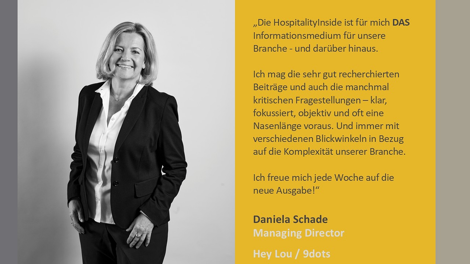 Hotellerie für Insider